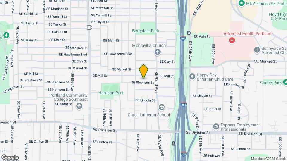 9003 SE Stephens St Mapa y Detalles de la Ubicación
