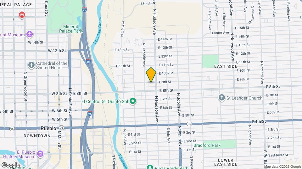 814 E 9th St Map and Location Details