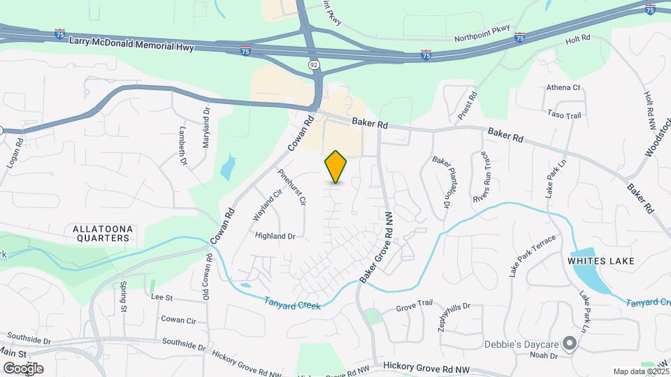 283 Windcroft Ln NW Map and Location Details