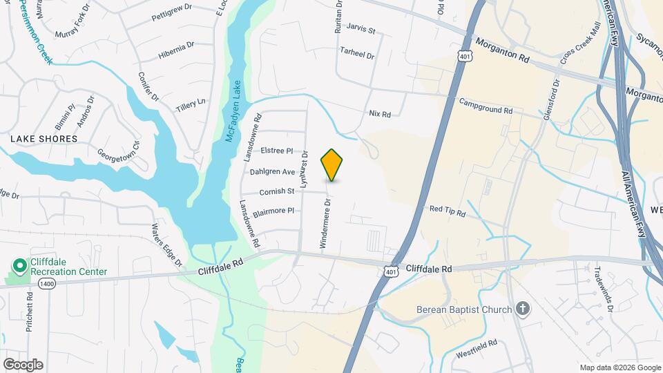 405 Windermere Dr Map and Location Details