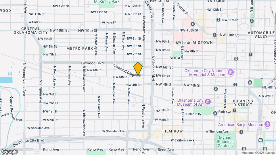 1104 NW 5th St Map and Location Details