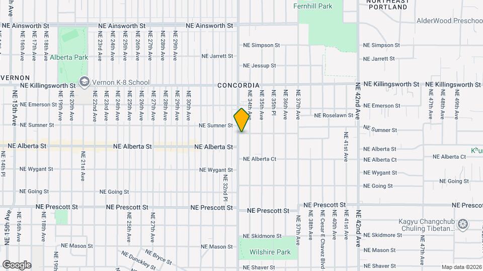 5080 NE 33rd Ave Map and Location Details