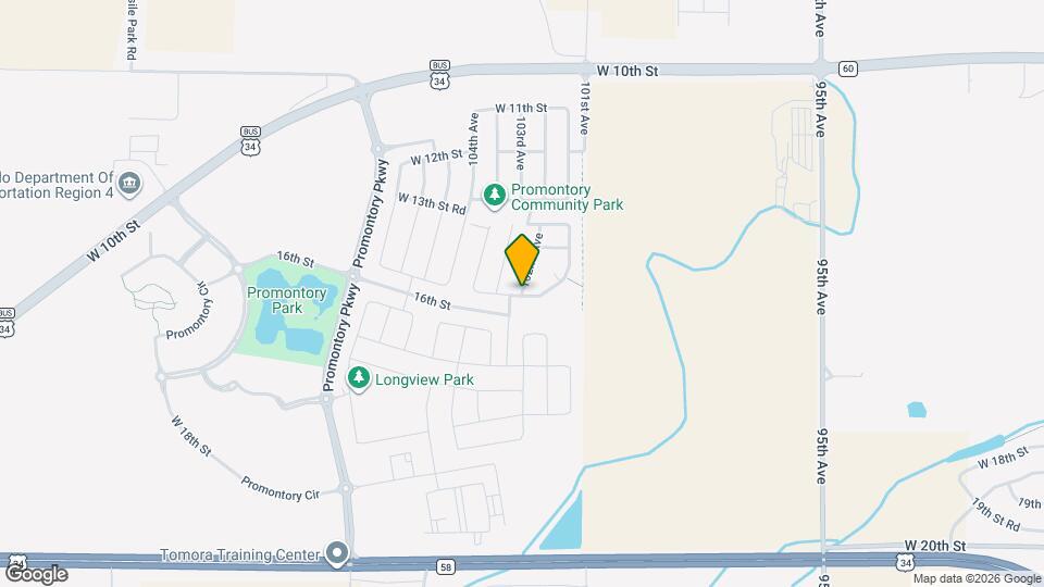 1709 102nd Ave Map and Location Details