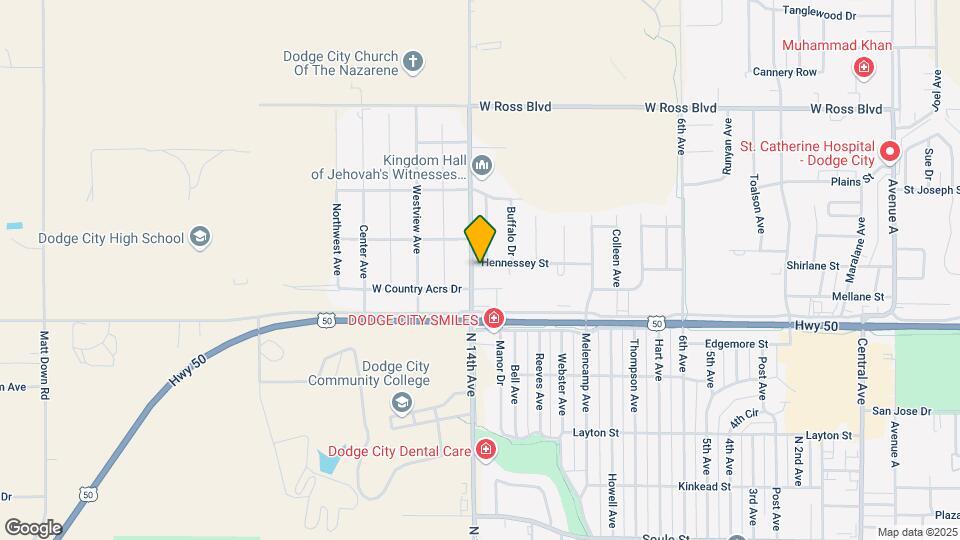 1415 Hennessey St, Unit 08 Map and Location Details
