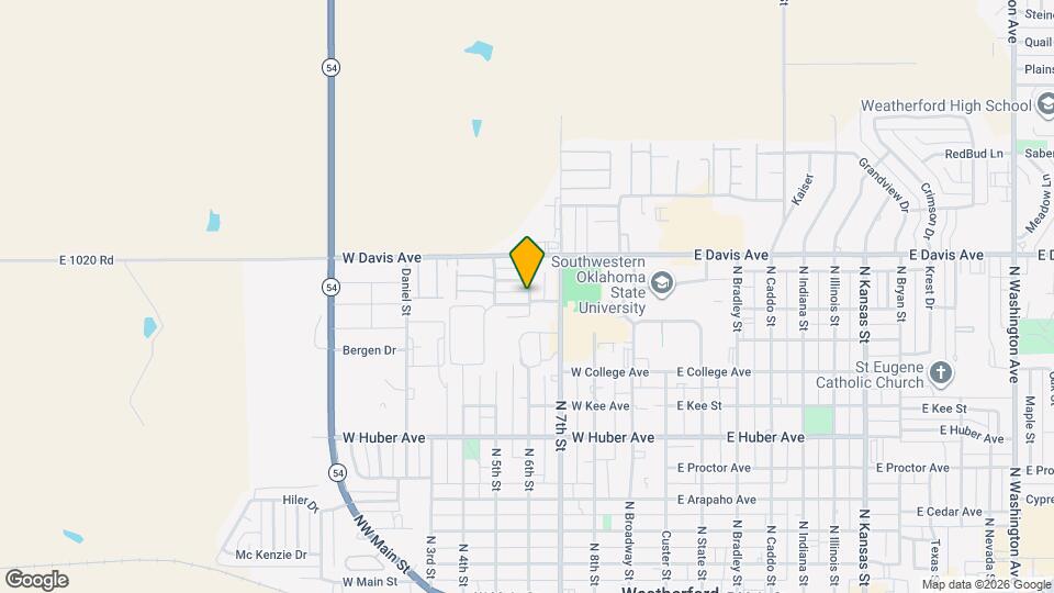 501 W Oklahoma Ave Map and Location Details