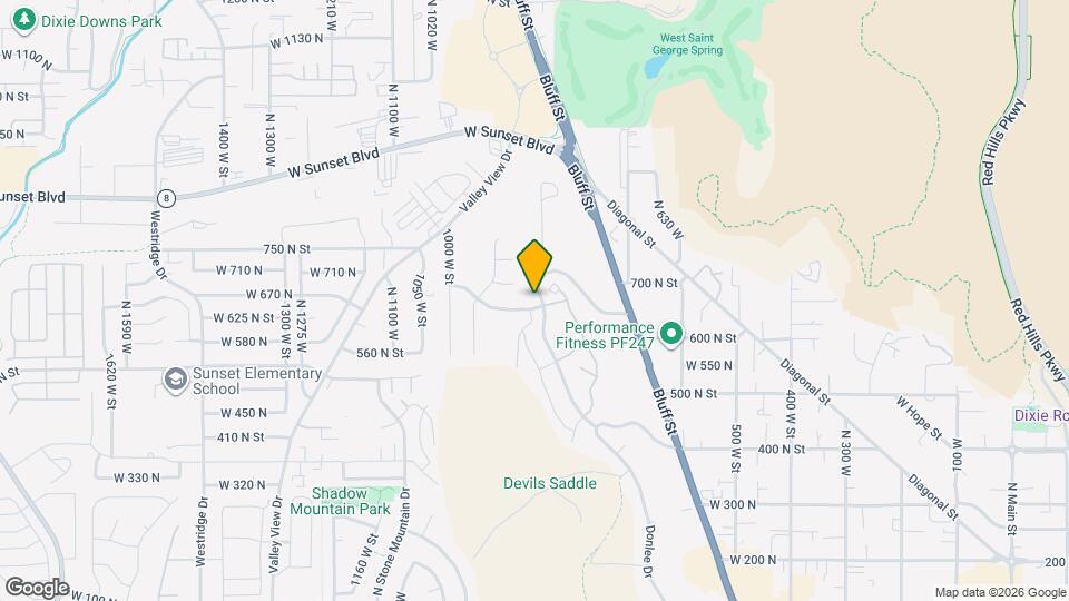 866 W 680 N Map and Location Details