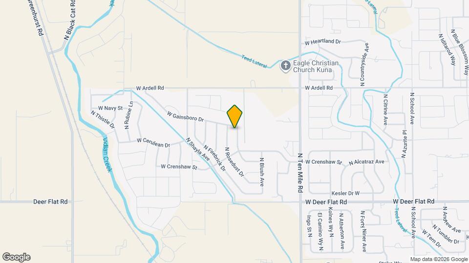 2085 N Mauve Ave Map and Location Details