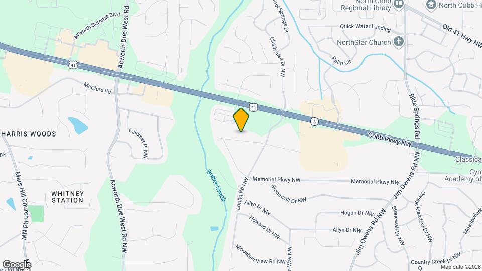 3928 Hardee Dr NW Map and Location Details