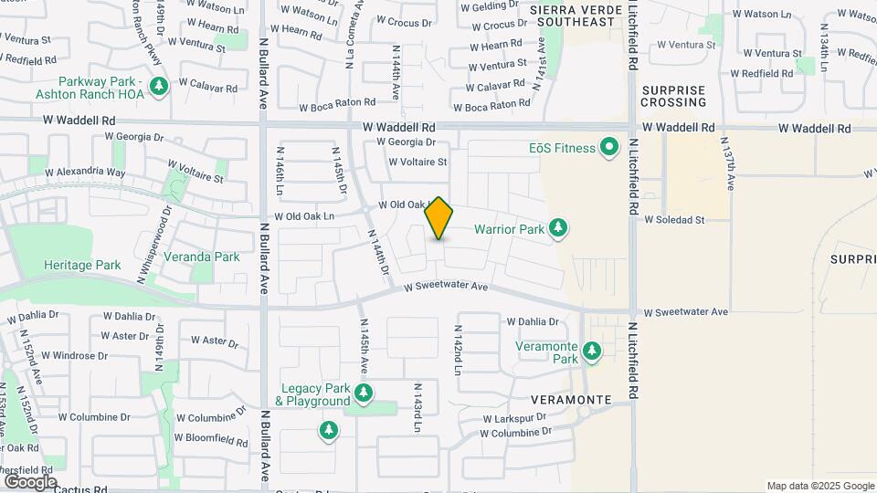 13262 N 143rd Ave Map and Location Details