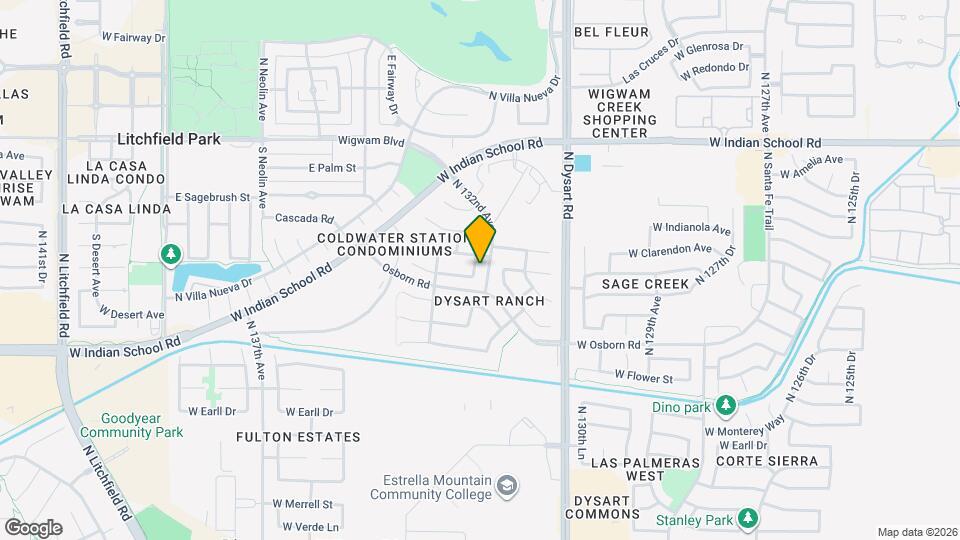 3635 N 132nd Dr Map and Location Details