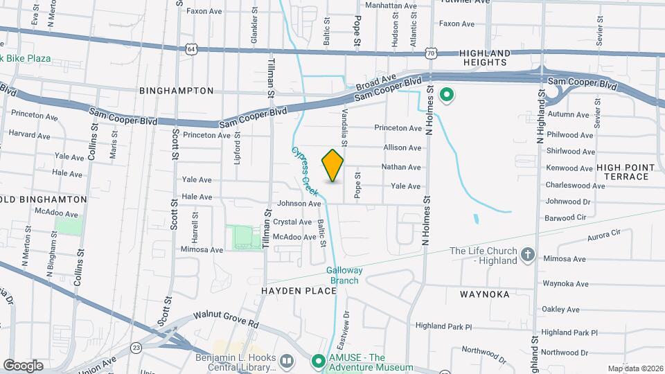 3113 Yale Ave Map and Location Details