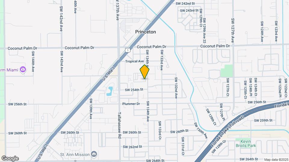 13405 SW 252nd St Map and Location Details