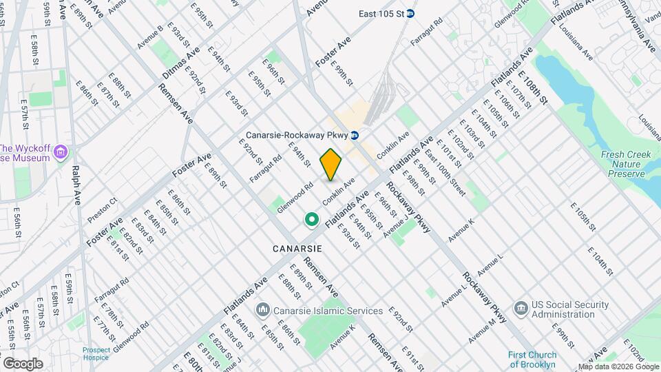 1111 E 94th St Map and Location Details