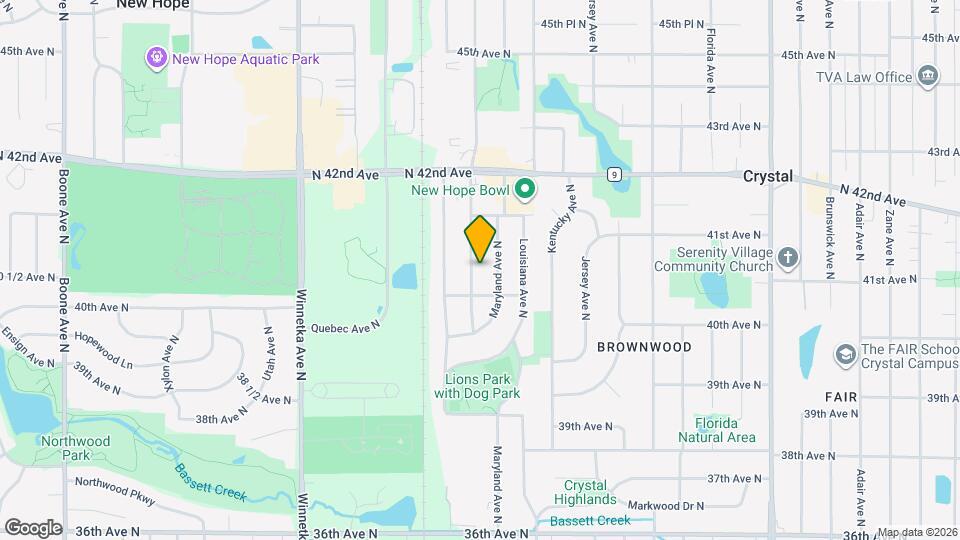 4020 Nevada Ave N Map and Location Details