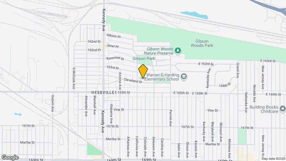 3017 Cleveland St Map and Location Details