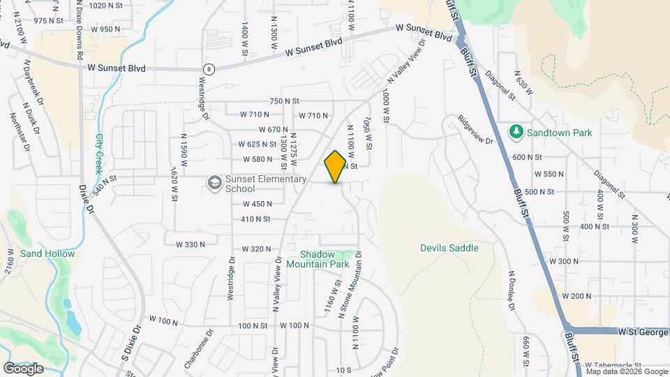 1151 W 540 N Map and Location Details