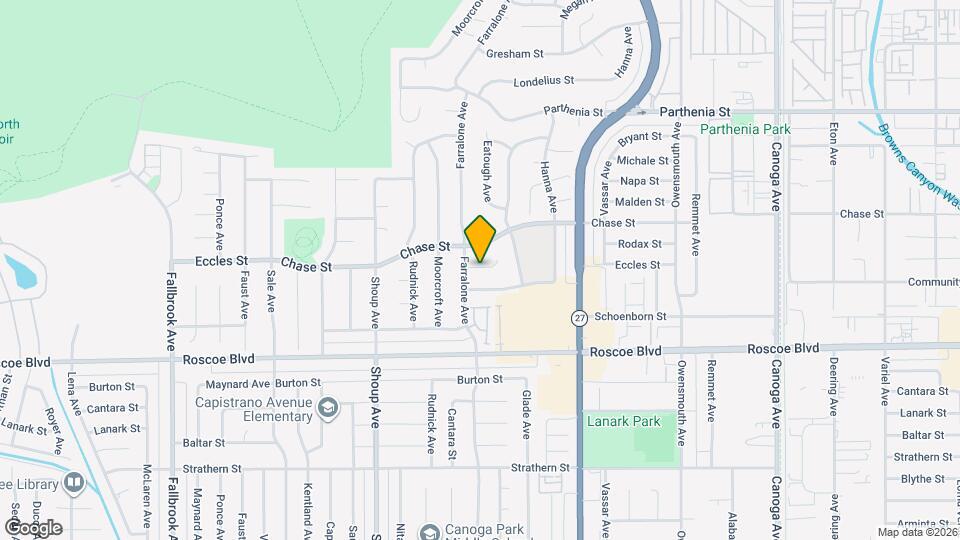 22158 Eccles St Map and Location Details