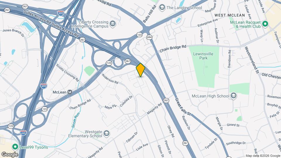 1632 Colonial Hills Dr Map and Location Details