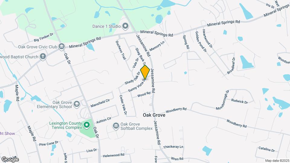 107 Sunny Vista Dr Map and Location Details