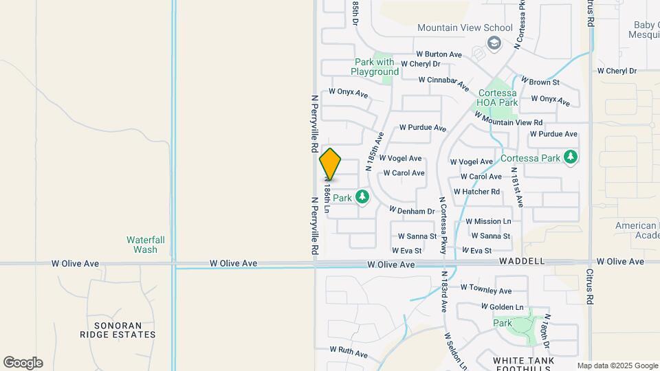 18646 W Hatcher Rd Map and Location Details