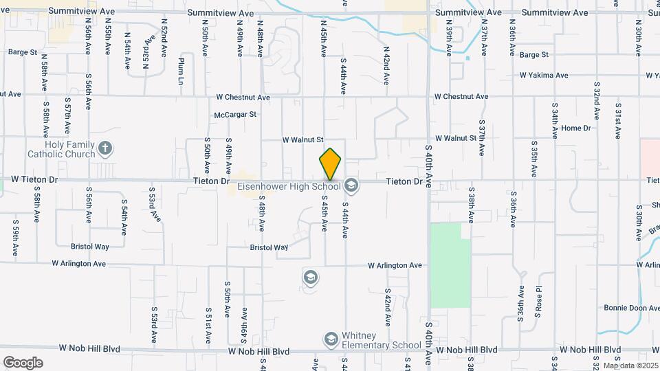 601 S 45th Ave Map and Location Details