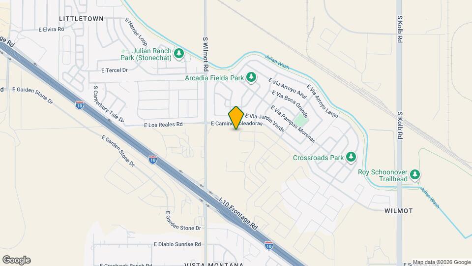 7328 S Avenida Obelo Map and Location Details