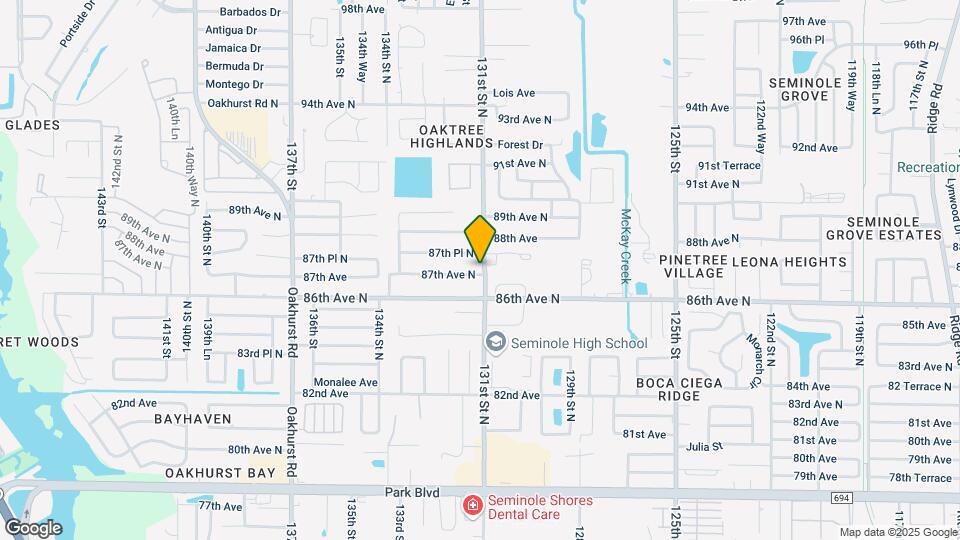 13101 87th Ave Mapa y Detalles de la Ubicación