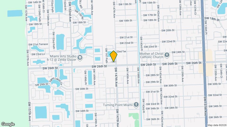 14716 SW 25th Ln Map and Location Details