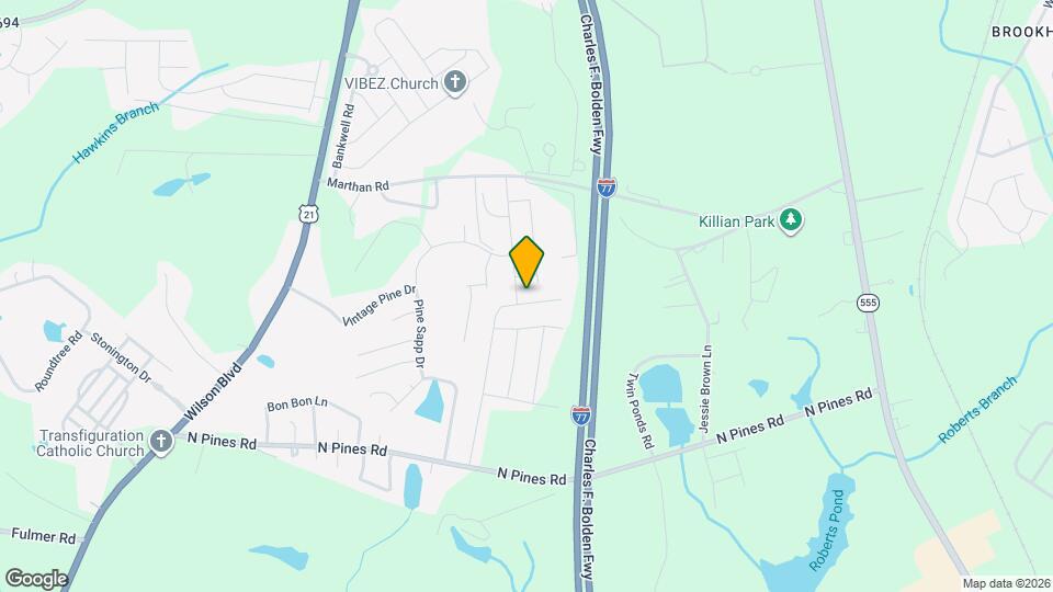 291 Windfall Rd Map and Location Details