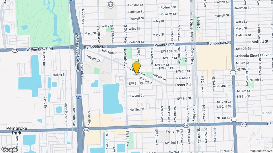 708 NW 6th St Map and Location Details