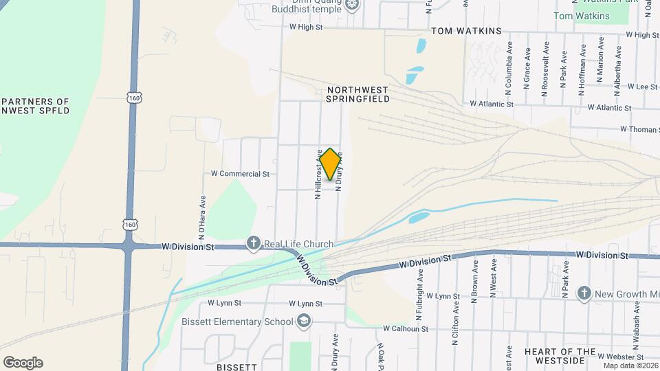 2941 W Pacific St Map and Location Details