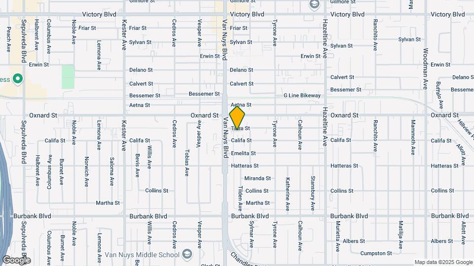 14430 Tiara St Map and Location Details