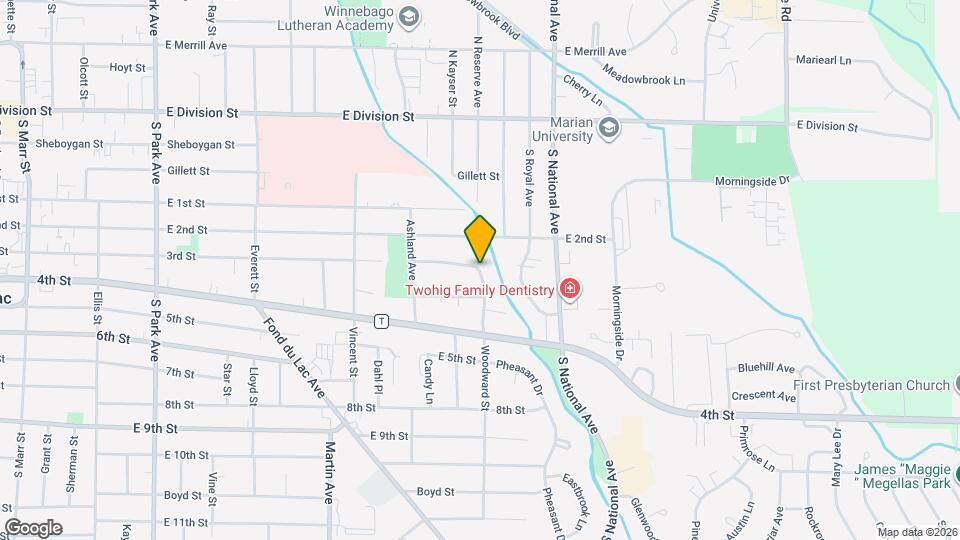 155 Woodward St Mapa y Detalles de la Ubicación