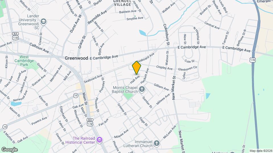 607 Hall St Mapa y Detalles de la Ubicación