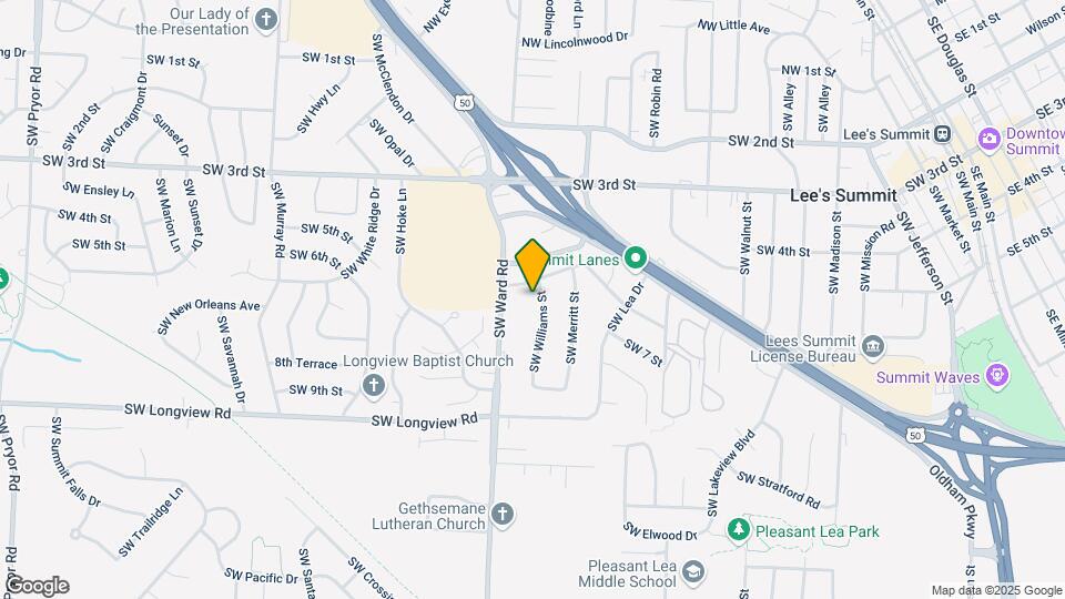 604 SW Williams St Map and Location Details