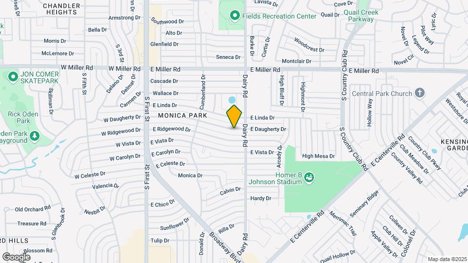 710 E Daugherty Dr Map and Location Details