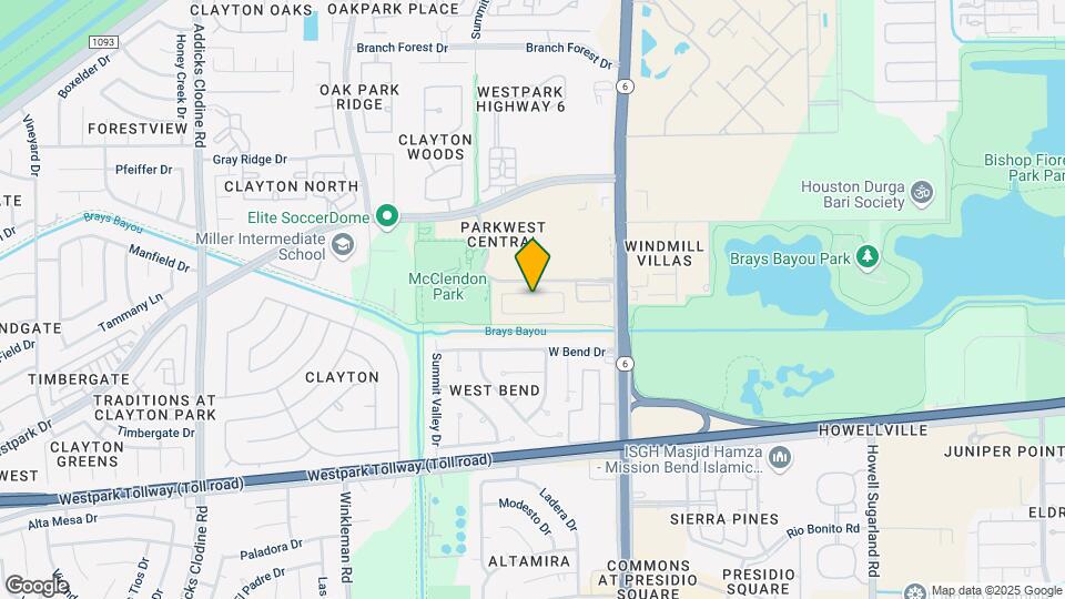 McClendon Park Village Map and Location Details