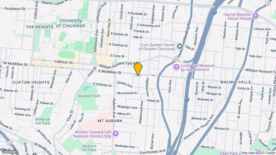 2457 Maplewood Ave Map and Location Details