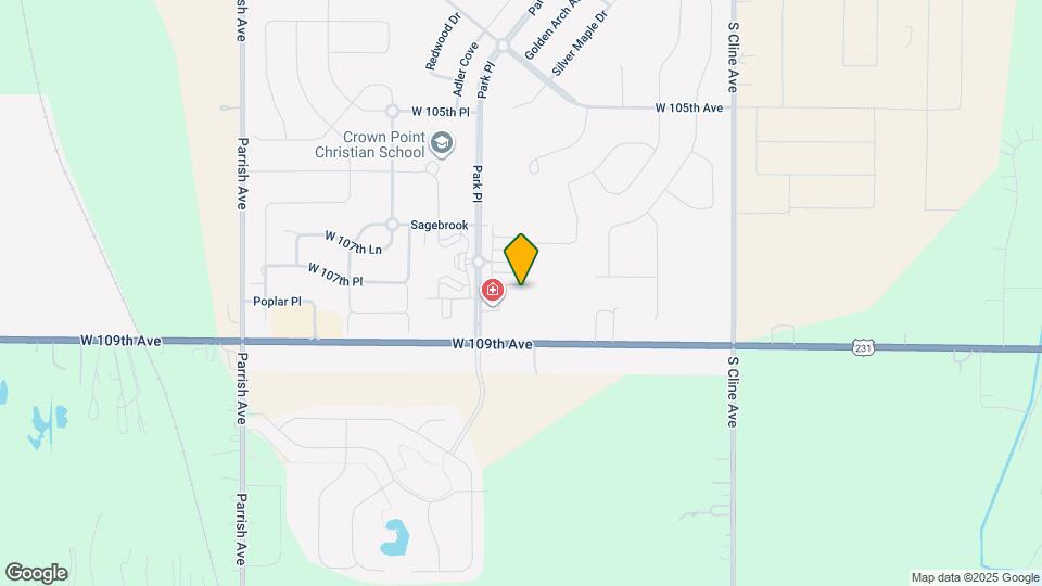 8743 W 108th Dr Map and Location Details