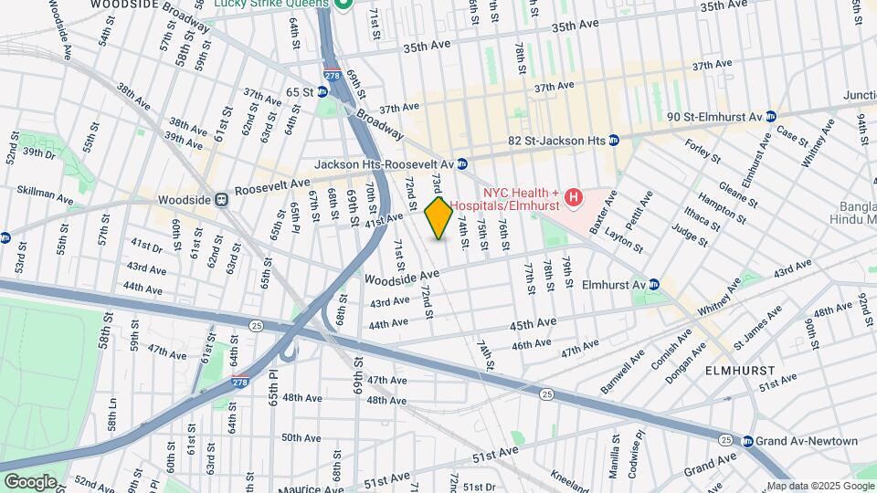 41-42-42 73rd St Mapa y Detalles de la Ubicación