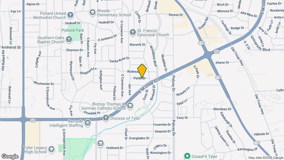 1505 Pettit Dr Map and Location Details