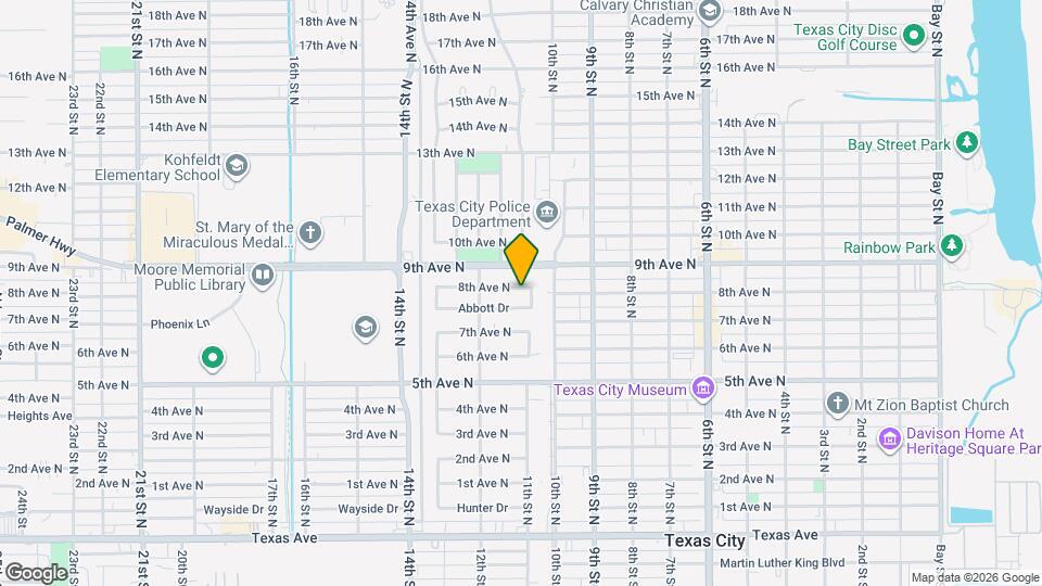 1101 8th Ave N Map and Location Details