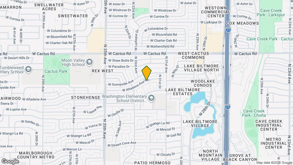 3165 W Altadena Ave Map and Location Details