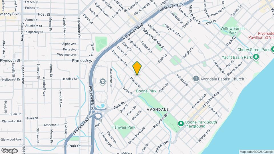 1368 Rensselaer Ave Map and Location Details