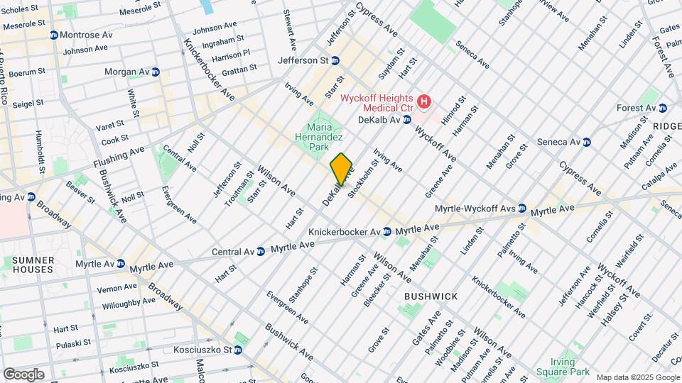 1440 DeKalb Ave Map and Location Details
