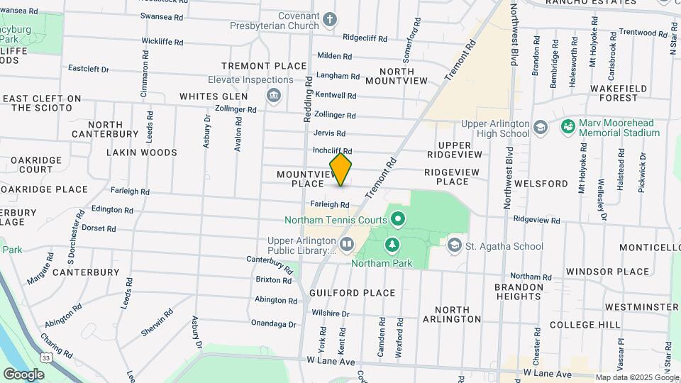 2083 Ridgeview Rd Map and Location Details