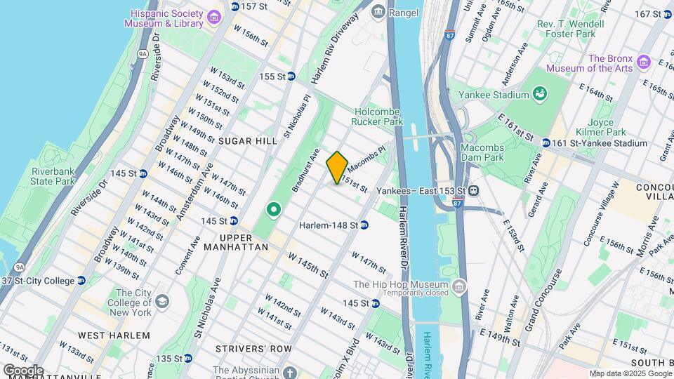 287 W 150th St Map and Location Details
