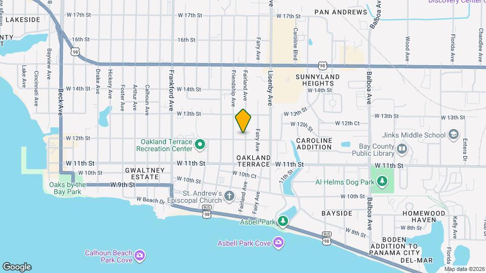 1600 W 12th St Map and Location Details