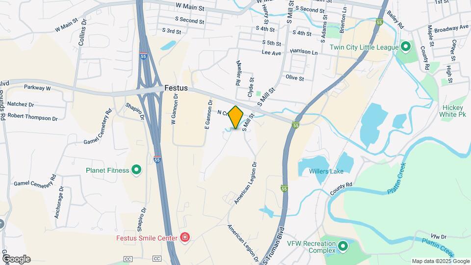 708 Woodside Creek Dr Mapa y Detalles de la Ubicación