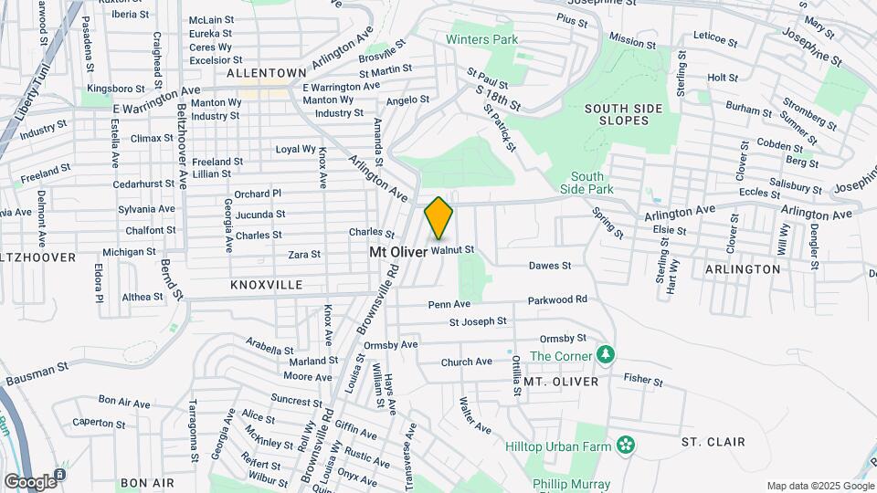 416 Walnut St Mapa y Detalles de la Ubicación